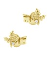 Tomato Leaf Silver Stud Earring STS-6808